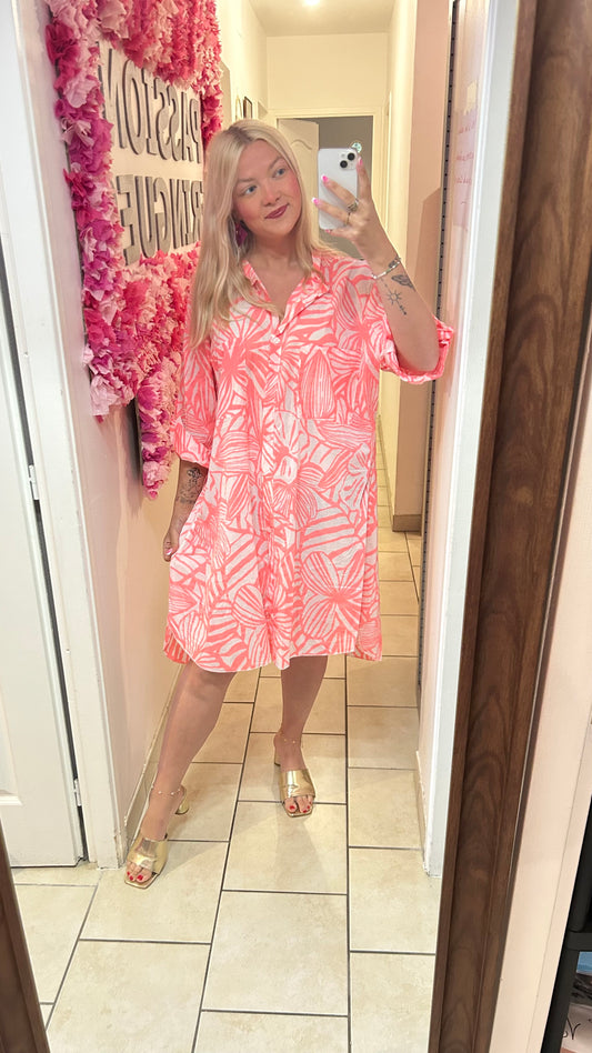 Chemise corail