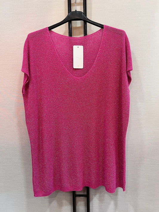 Top lurex fuschia 42/48