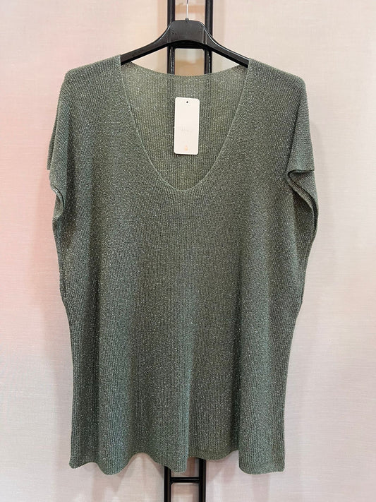 Top lurex kaki 42/48