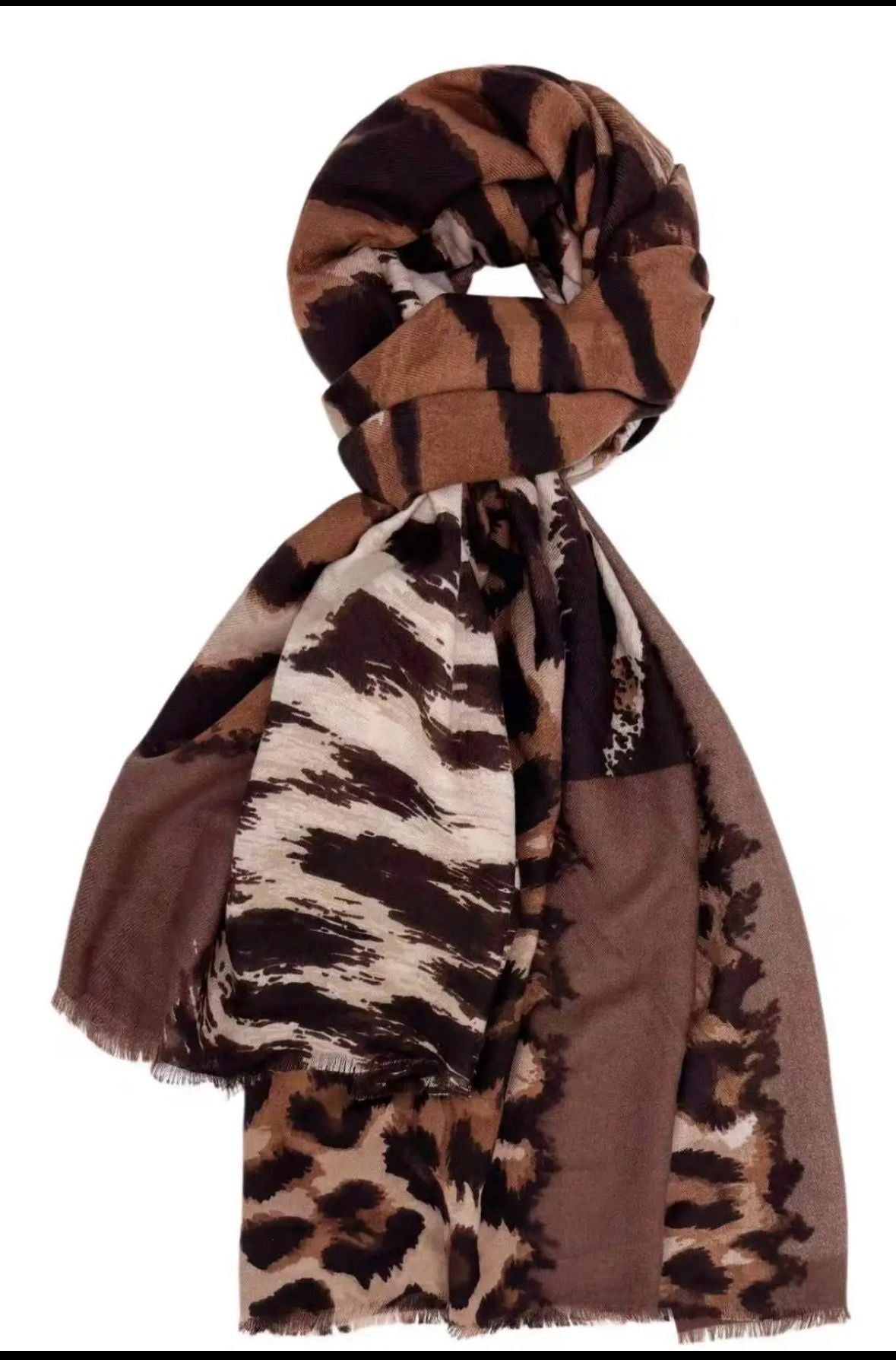 Foulard marron