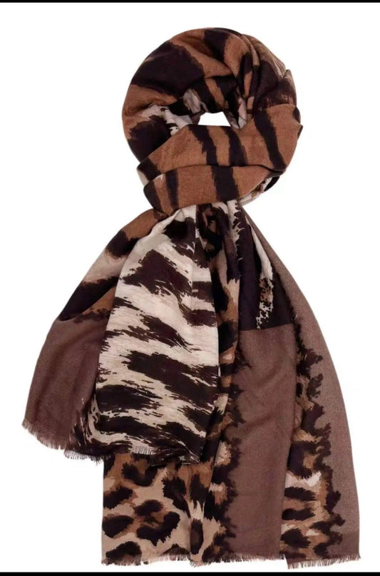 Foulard marron