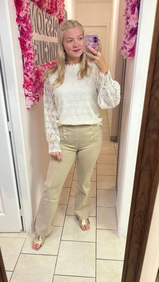 Blouse ajourée