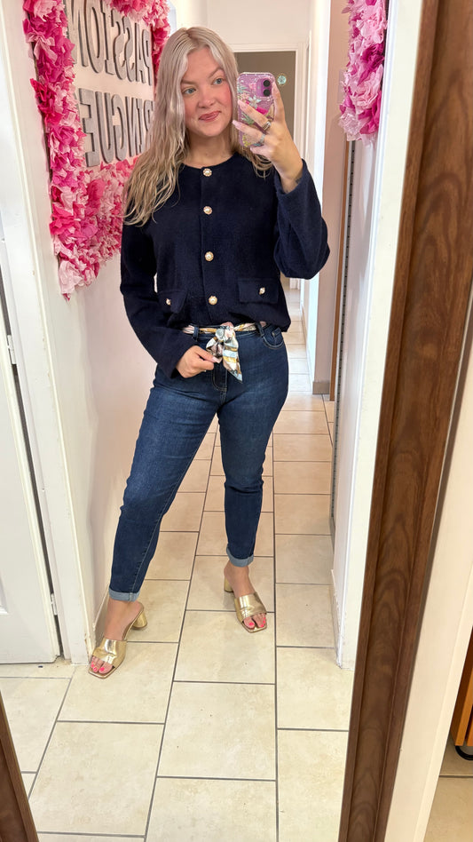 Veste bleu marine
