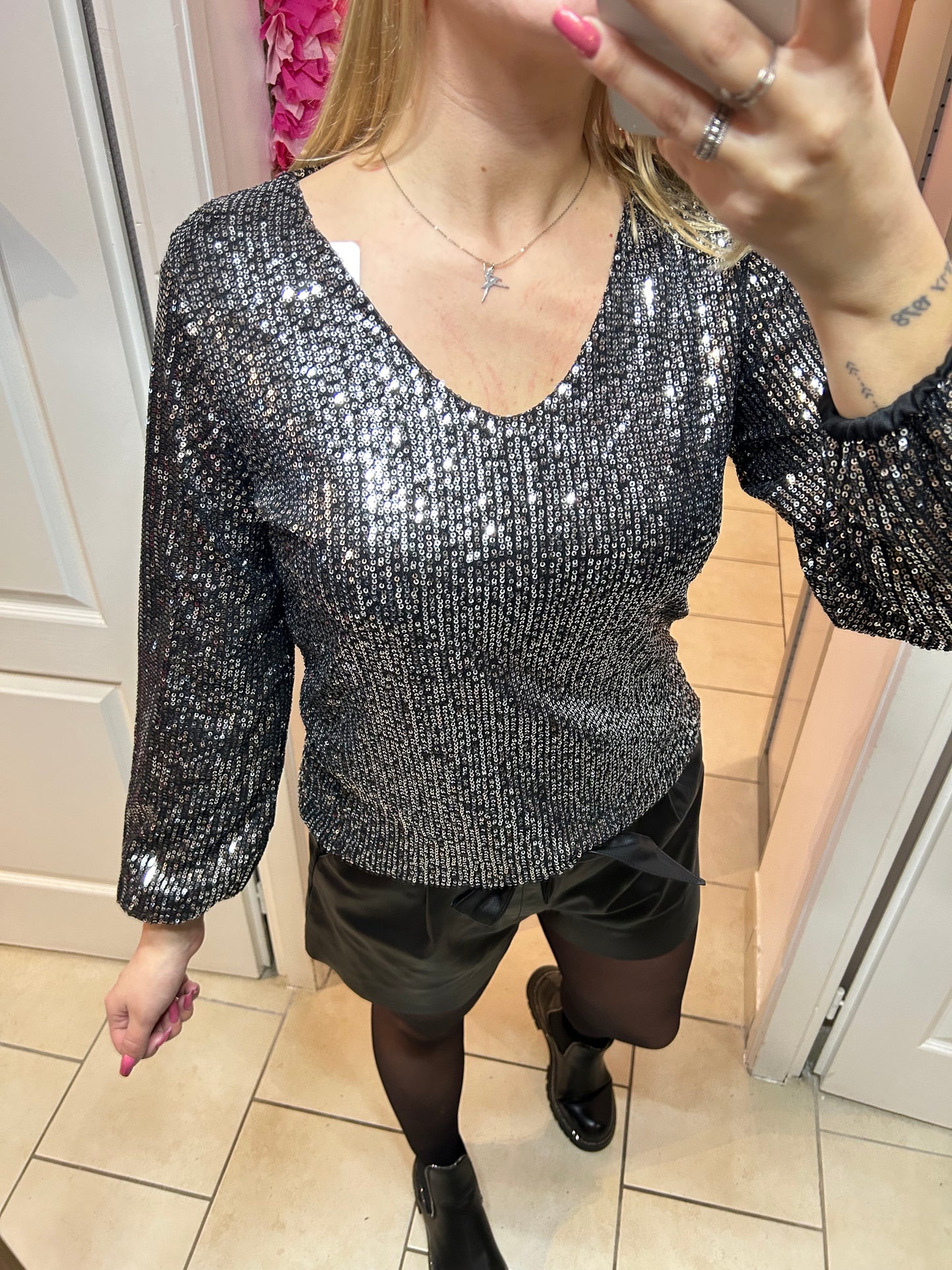 Pull à sequins