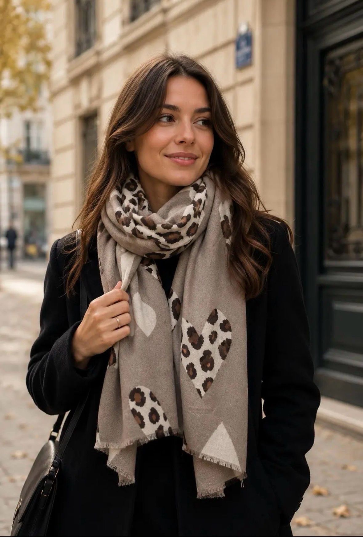 Foulard beige