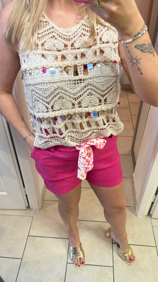 Short fuschia 36/42