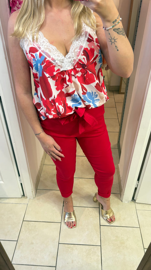 Pantalon rouge (34/42)
