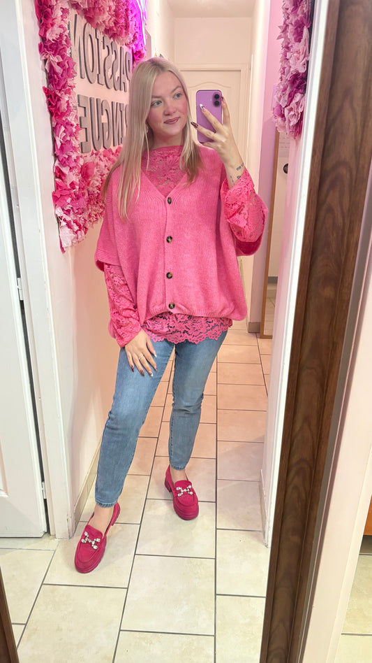 Gilet à boutons oversize