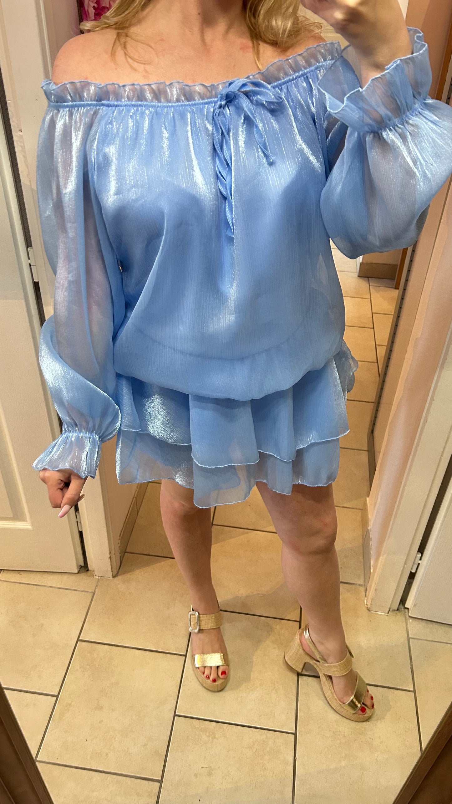 Combi short à volants