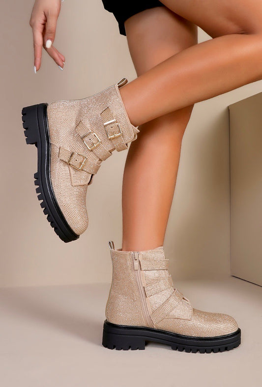 Bottines dorés