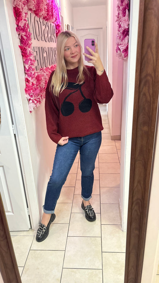 Pull cerise