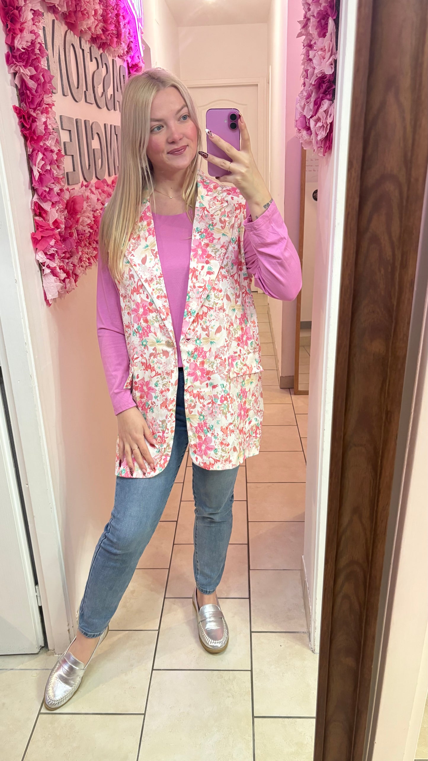 Veste sans manches oversize