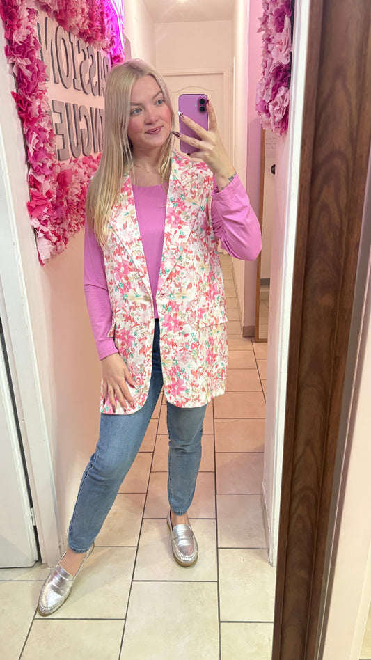 Veste sans manches oversize