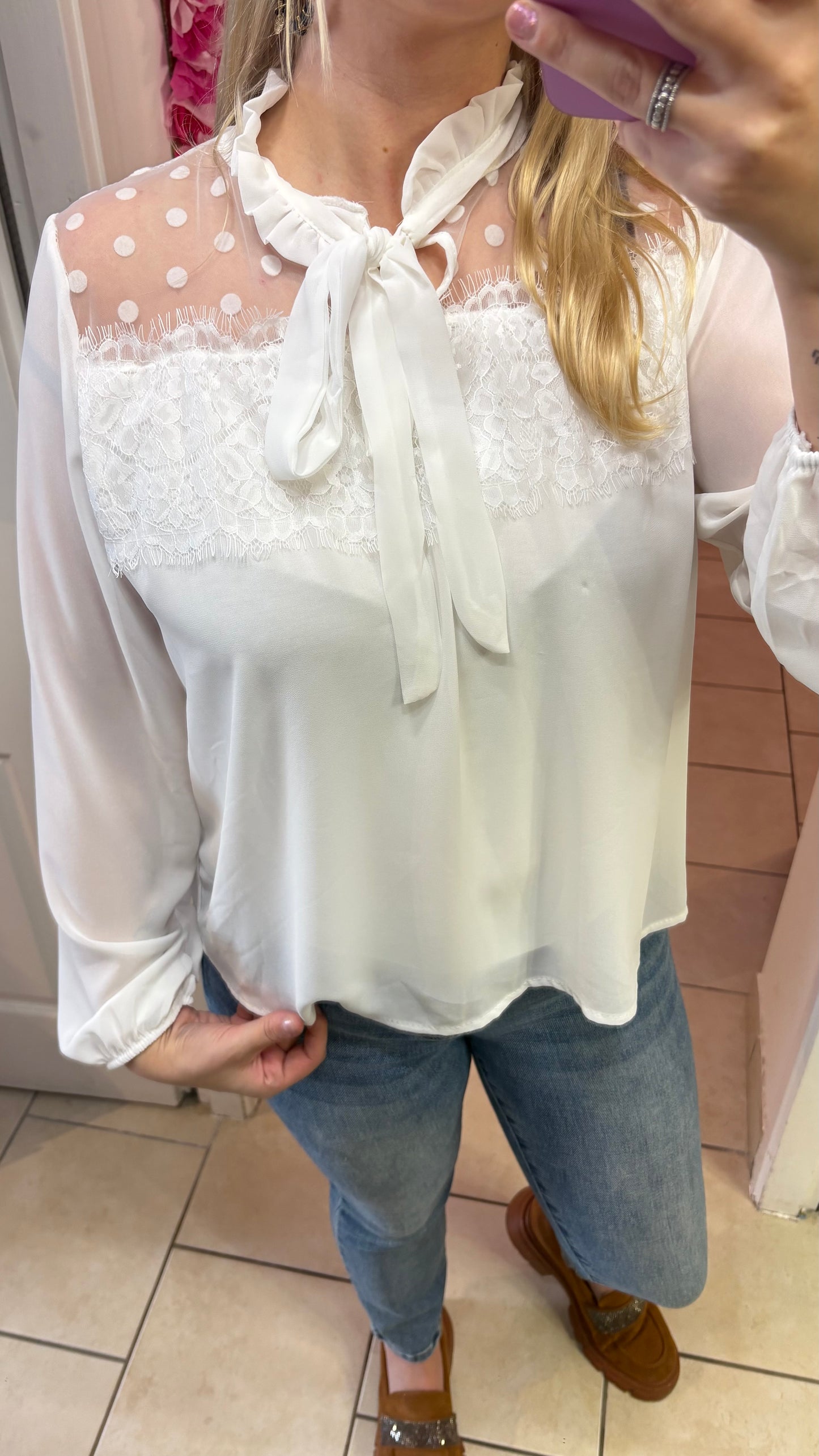 Blouse blanche