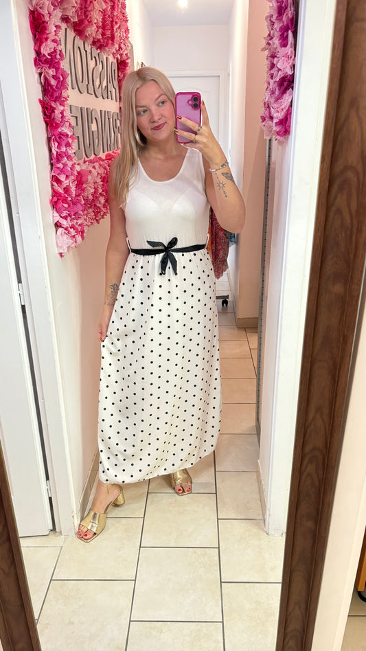 Robe à pois