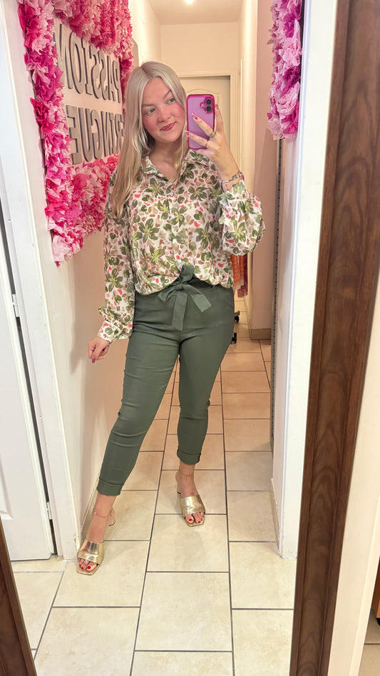 Chemisier à fleurs (36/46)
