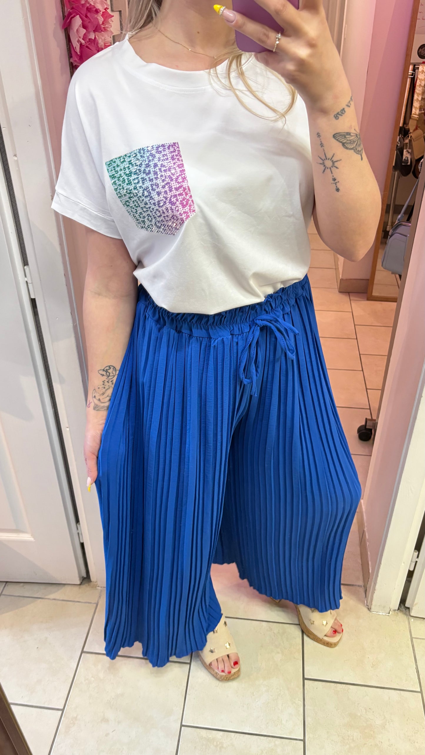 Pantalon plissé