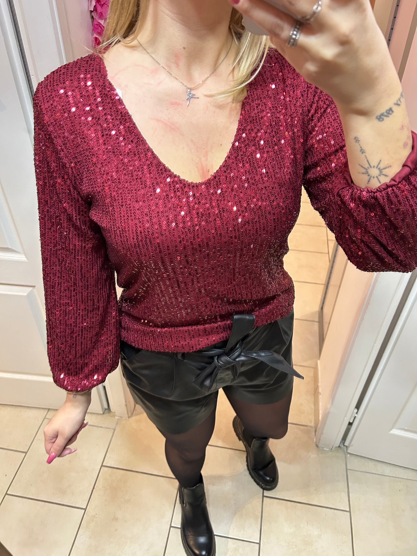 Pull à sequins