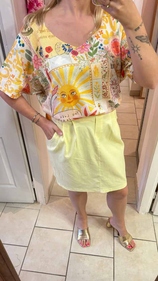 Jupe jaune