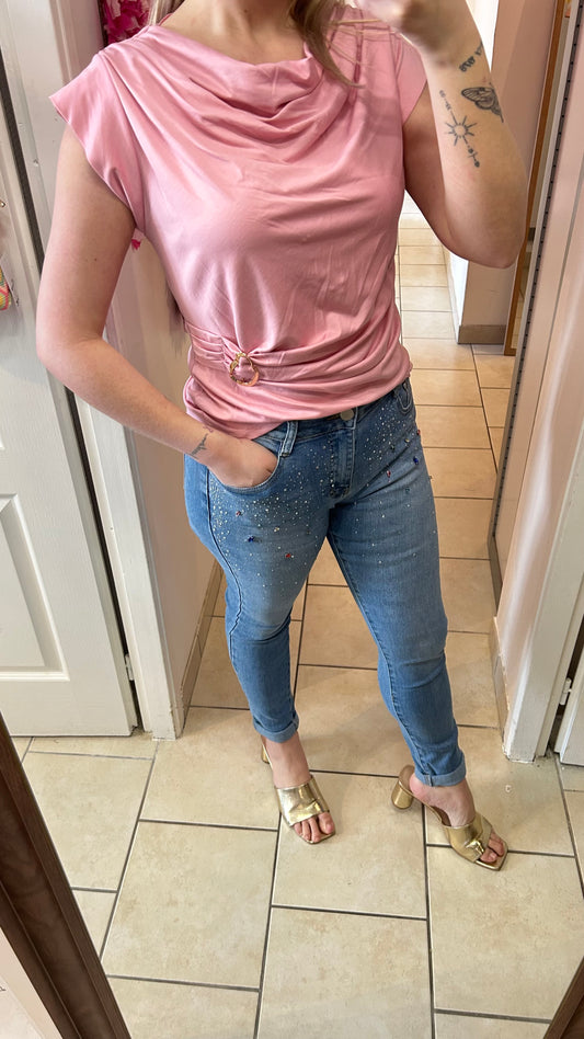 Jean à strass