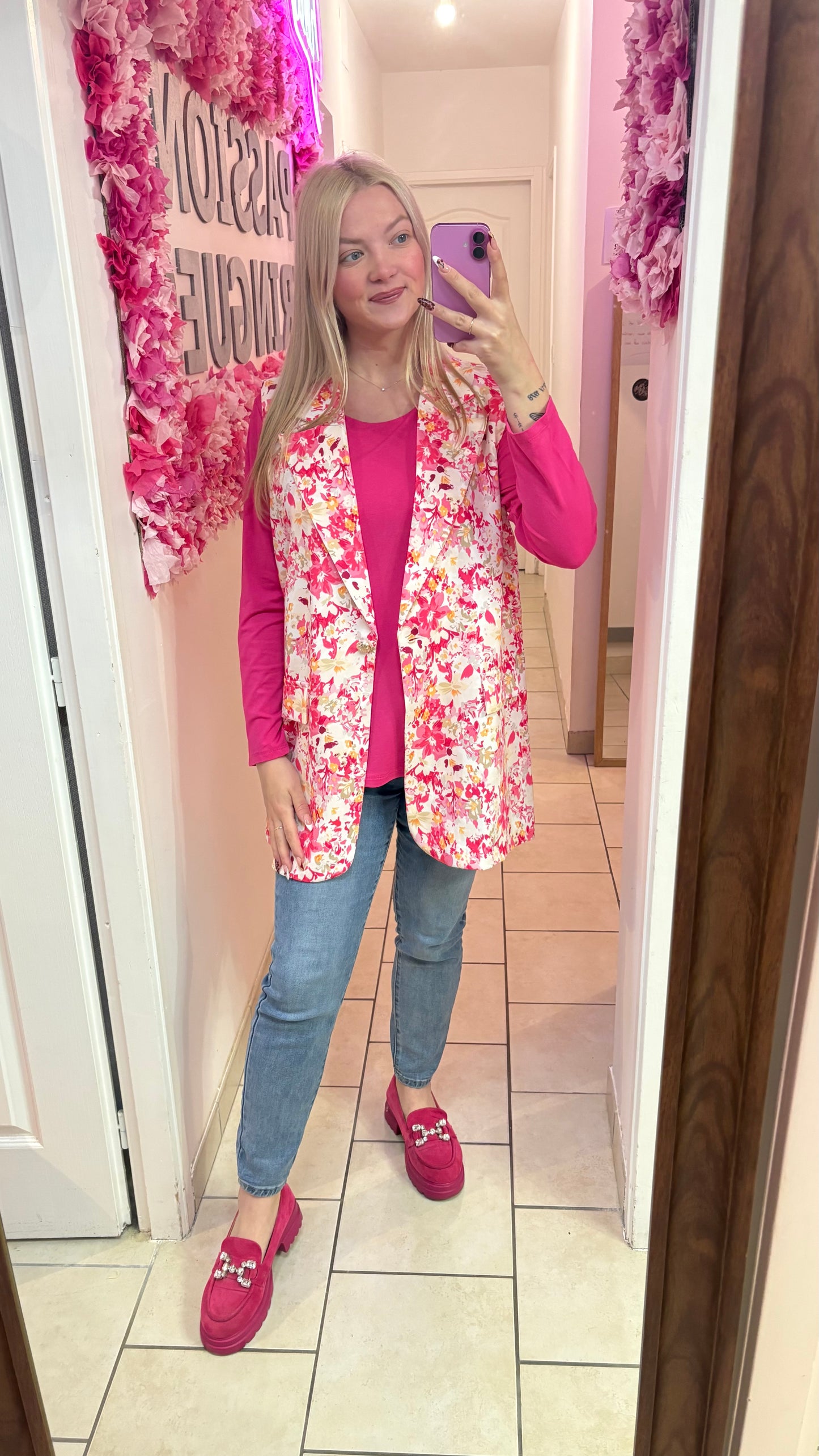 Veste sans manches oversize