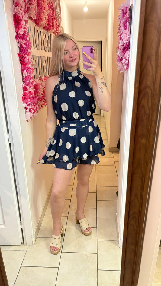 Combi short à pois