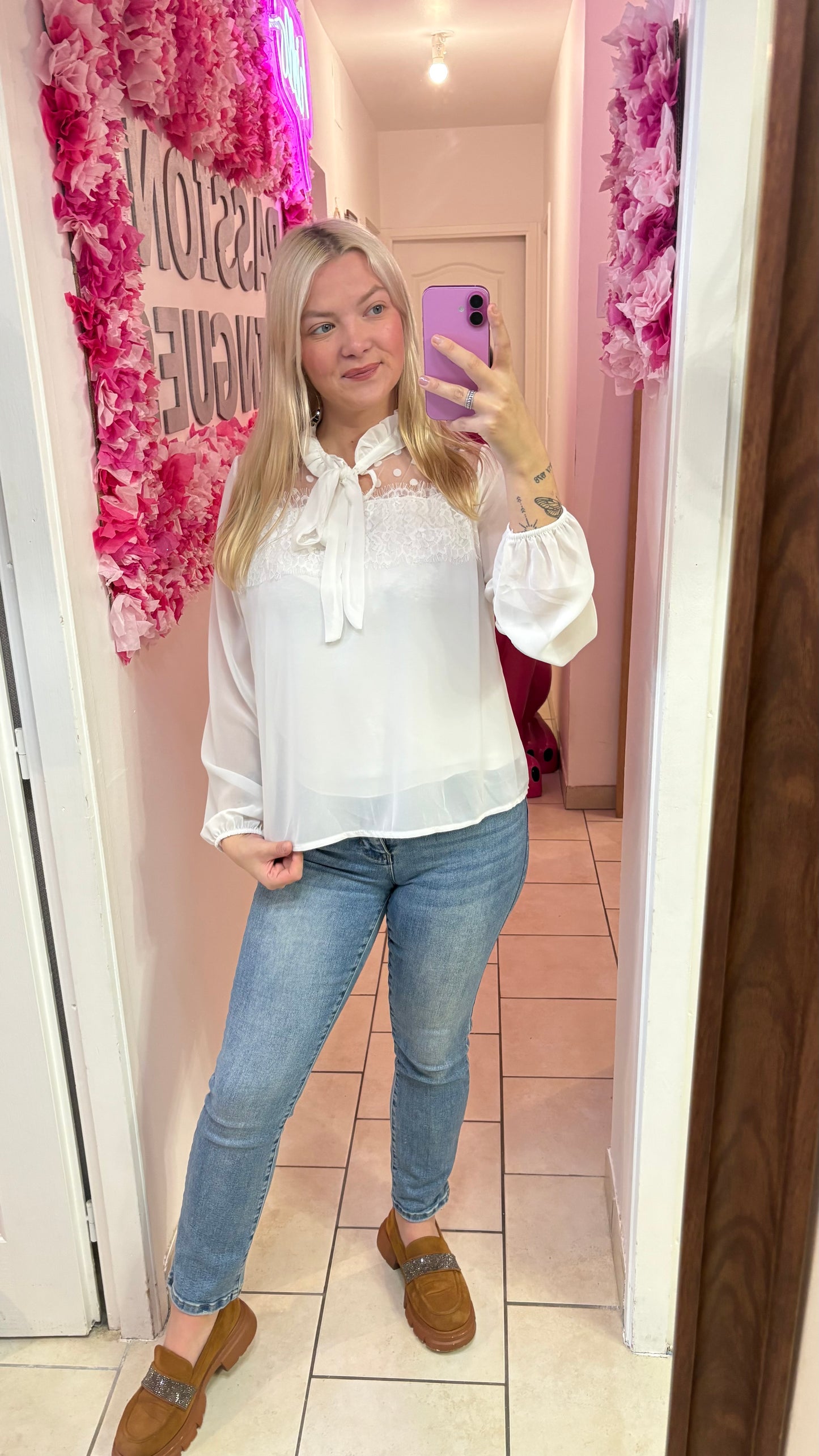 Blouse blanche