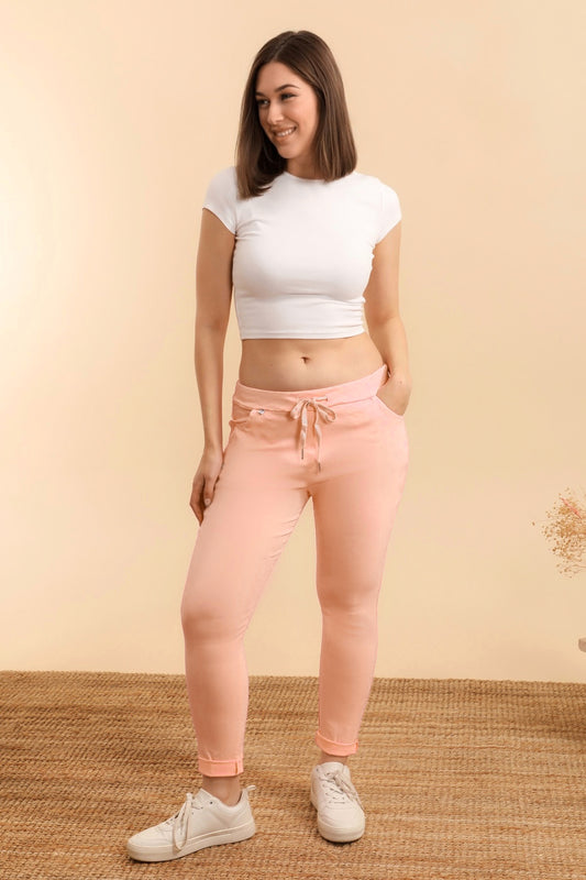 Pantalon magique saumon
