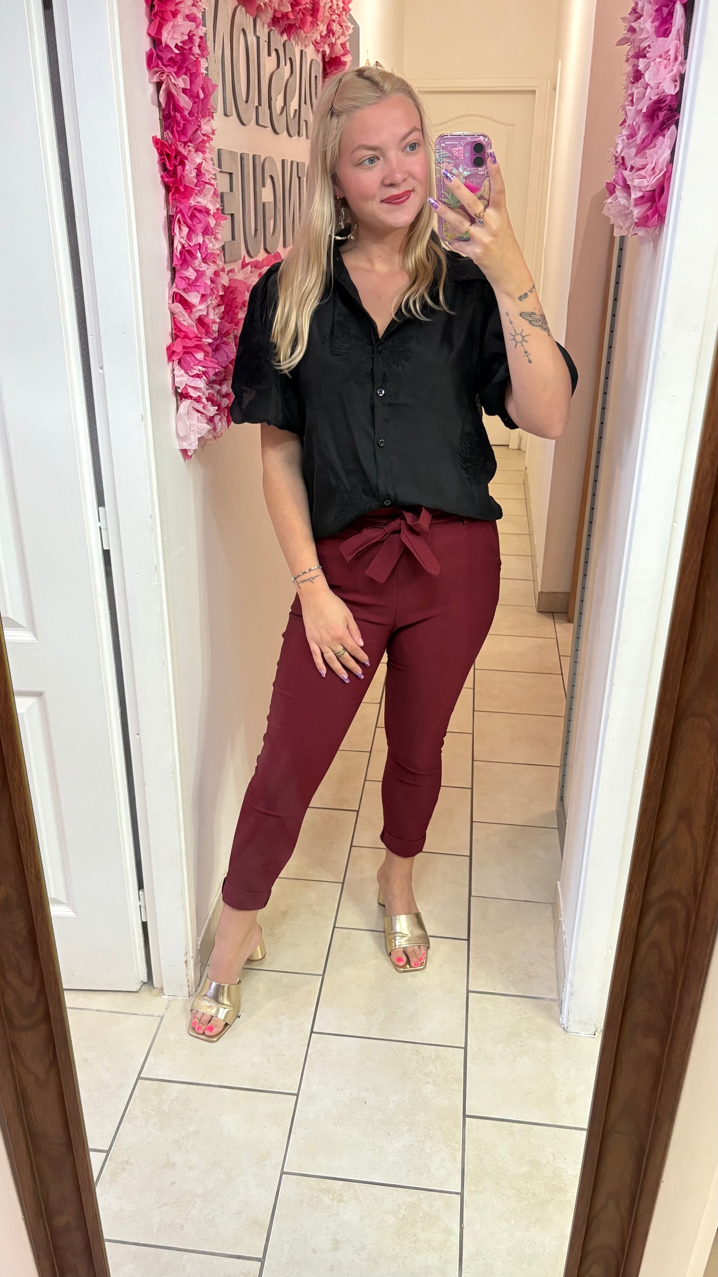 Blouse noir