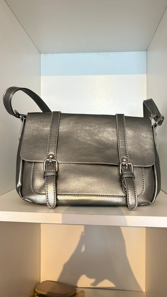 Sac bandoulière gris